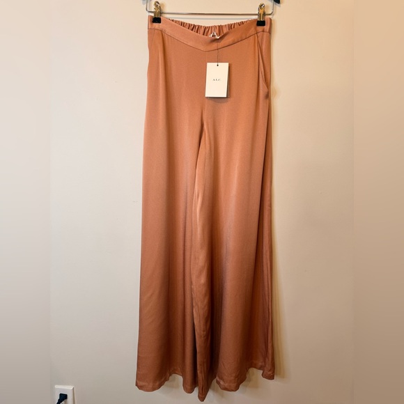 NWT A.L.C silky wide leg Nelson pants Sz 0 $495 - Picture 1 of 10